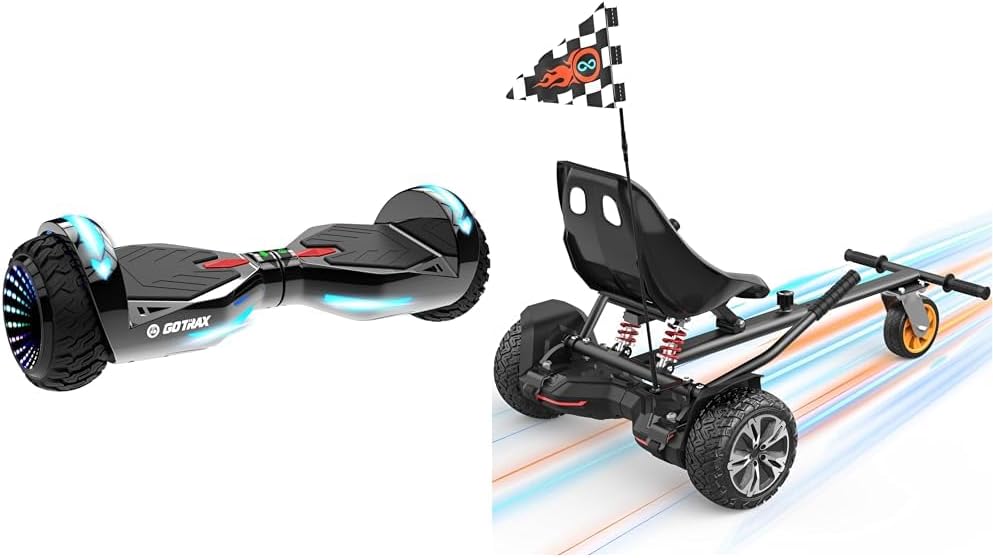 Gotrax Hoverboard with 6.5in LED Tires for Joyriding Fun