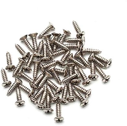 Secure Your Guitar: 50 Chrome Pickguard Screws