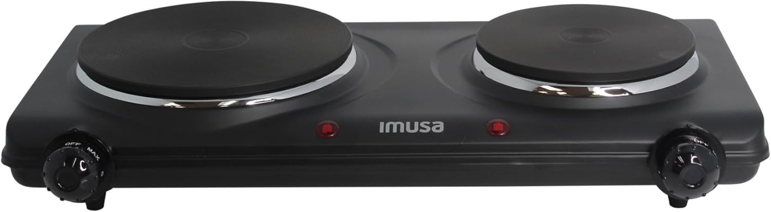 IMUSA Double Electric Hot Plate for Versatile Cooking Needs