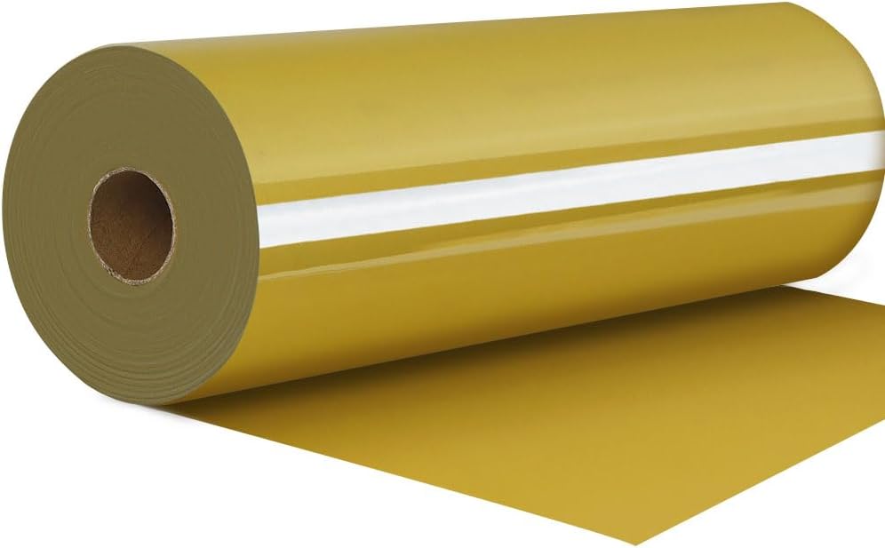 FUNKAKA Golden HTV Heat Transfer Vinyl Rolls for T-Shirt Designs