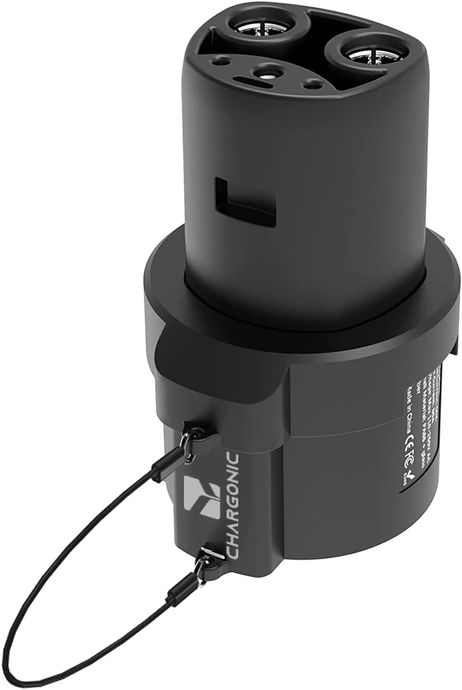 CHARGONIC Anti-Drop Lock EV Adapter - 80A/240V Tesla Compatible