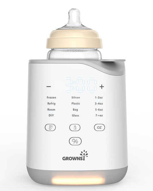 GROWNSY Fast Bottle Warmer: Smart Temp Control