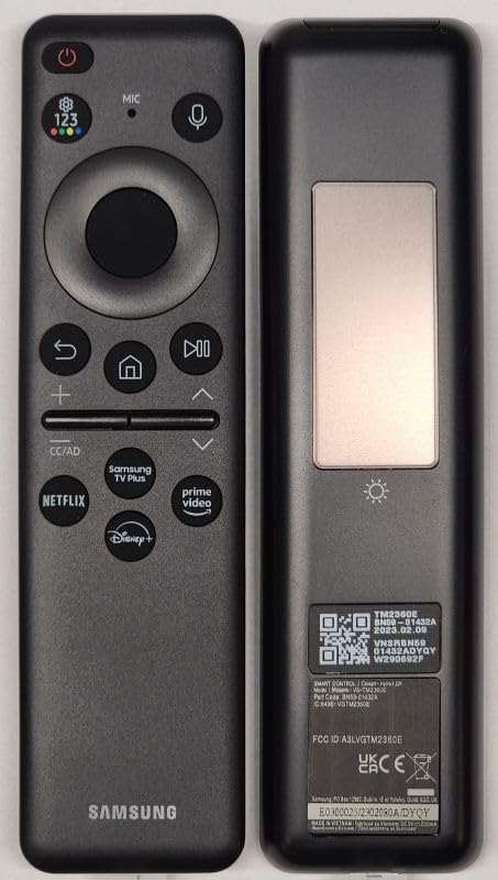 Solar Voice Remote for 2023/2024 Samsung TVs
