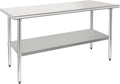 HARDURA Stainless Steel Prep Table 30x60 in - Heavy Duty Worktable