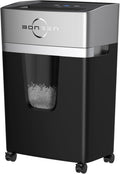 BONSEN 12-Sheet Micro Cut Paper Shredder for Home Office - Ultra-Quiet
