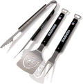 NFL Spirit Series 3-Piece BBQ Set with Team-Colored Handles - Grill