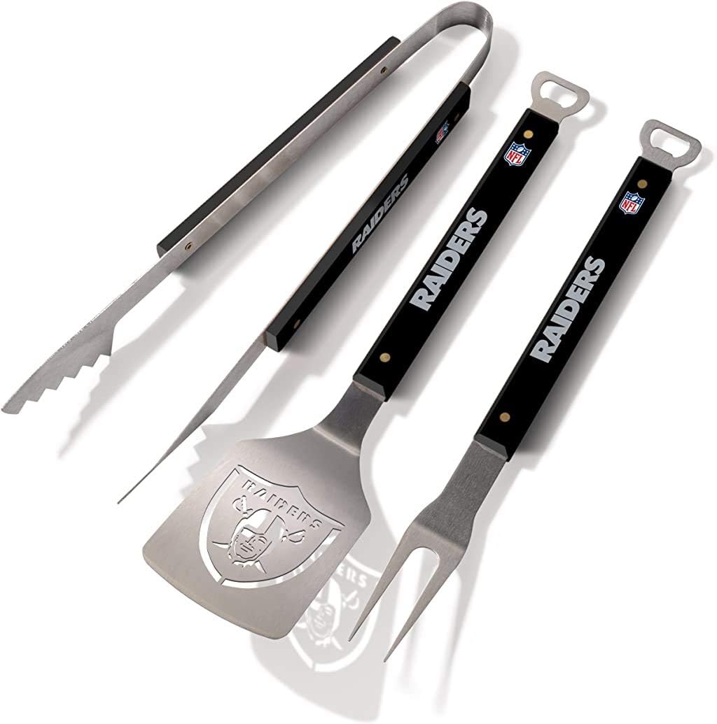 YouTheFan NFL Spirit Series 3-Piece BBQ Set for True Fans