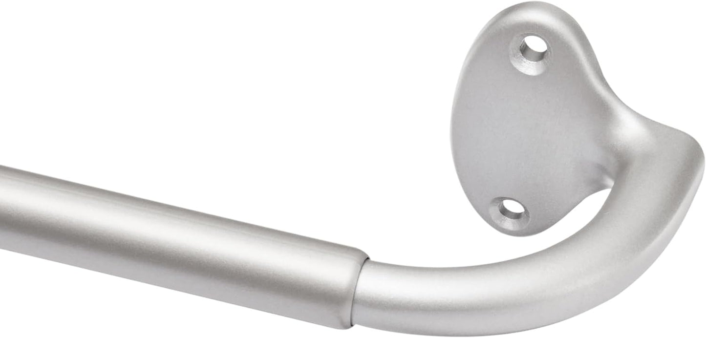 Basics Blackout Curtain Rod - Adjustable Length, Nickel