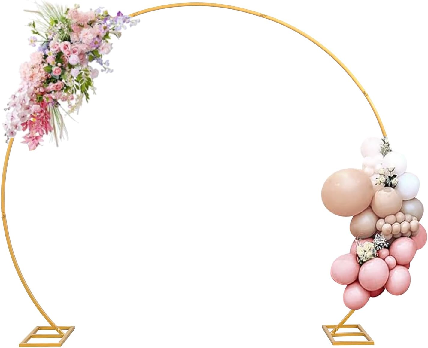 8FT Balloon Arch Stand for Weddings and Parties - Durable Metal Frame