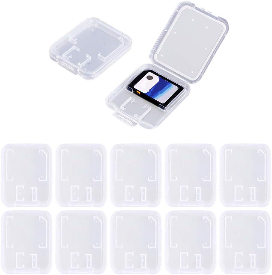 Organize 10 Memory Cards Easily with Clear Case
