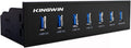 Front Panel USB 3.0 Hub 7 Port with Fast Charging - Front Bay Hub
