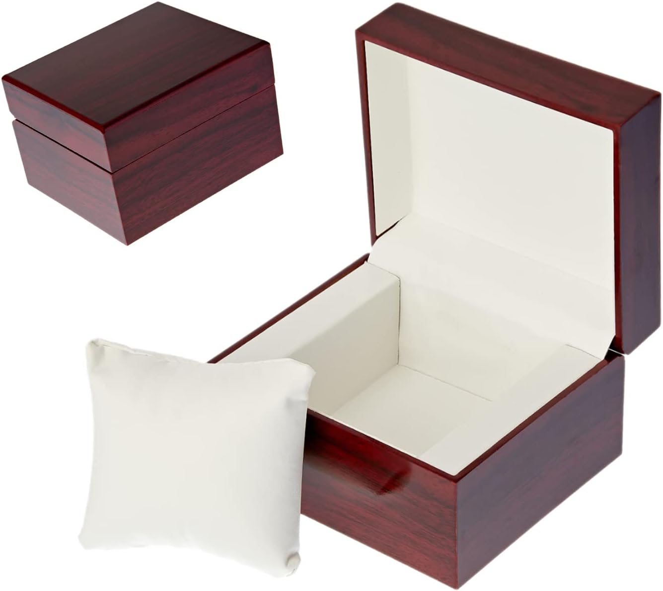 LETURE Wooden Watch Case: Elegant Gift Box