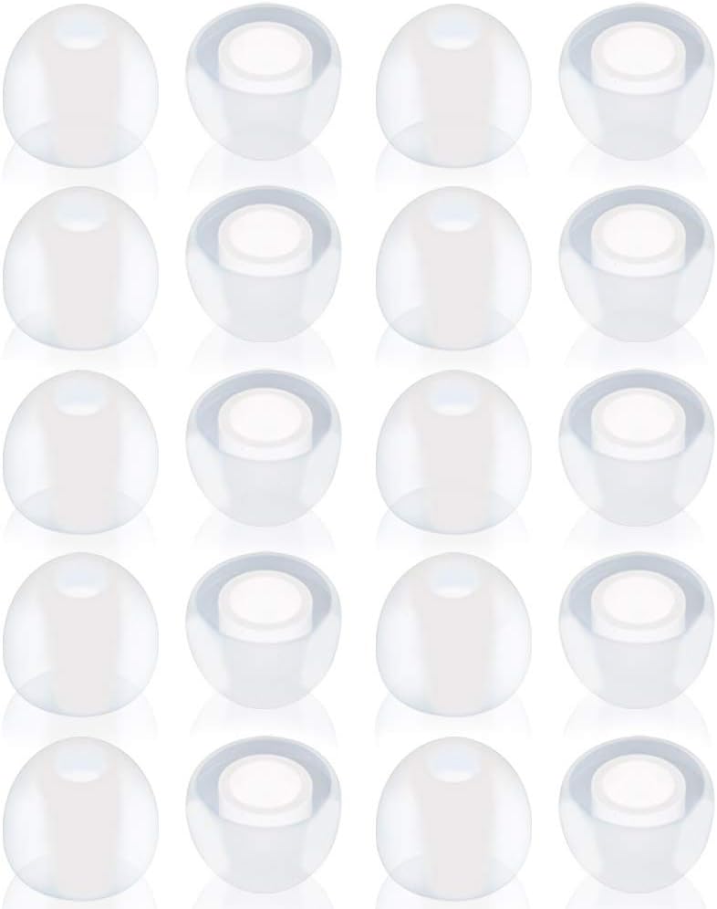 Crystal Clear Silicone Ear Buds Tips - BLUECELL