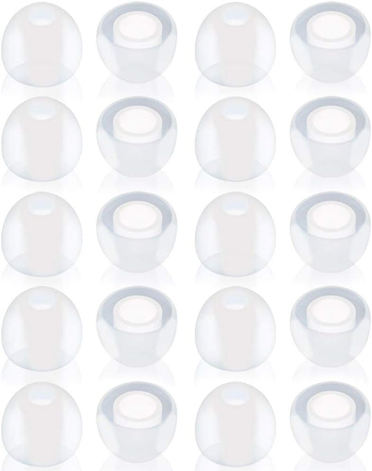 Crystal Clear Silicone Ear Buds Tips - BLUECELL