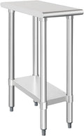 HARDURA Stainless Steel Table 24X12 Inches for Kitchen Use