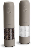 Electric Salt and Pepper Grinder Set - USB Rechargeable Mill