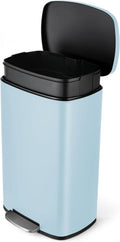 8 Gal Kitchen Trash Can 30L Brushed Stainless Steel - Quiet Close