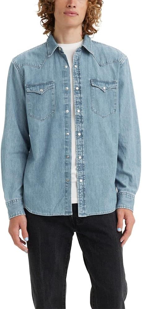 Levi's Men's Classic Western Shirt with Snap-Front Closure