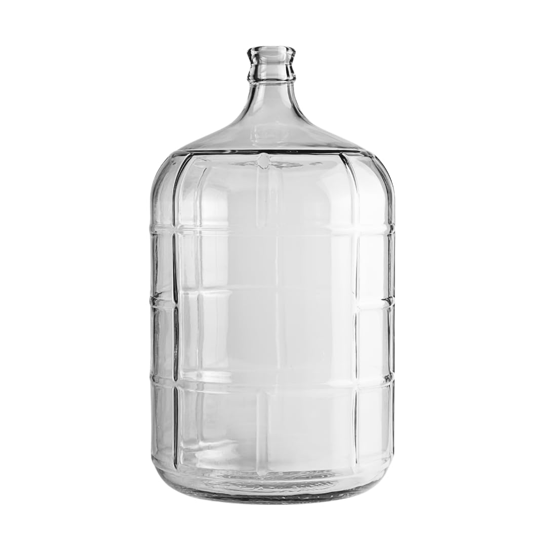 Intelligent Design Retro 5 gal Glass Water Jug for Stylish Storage