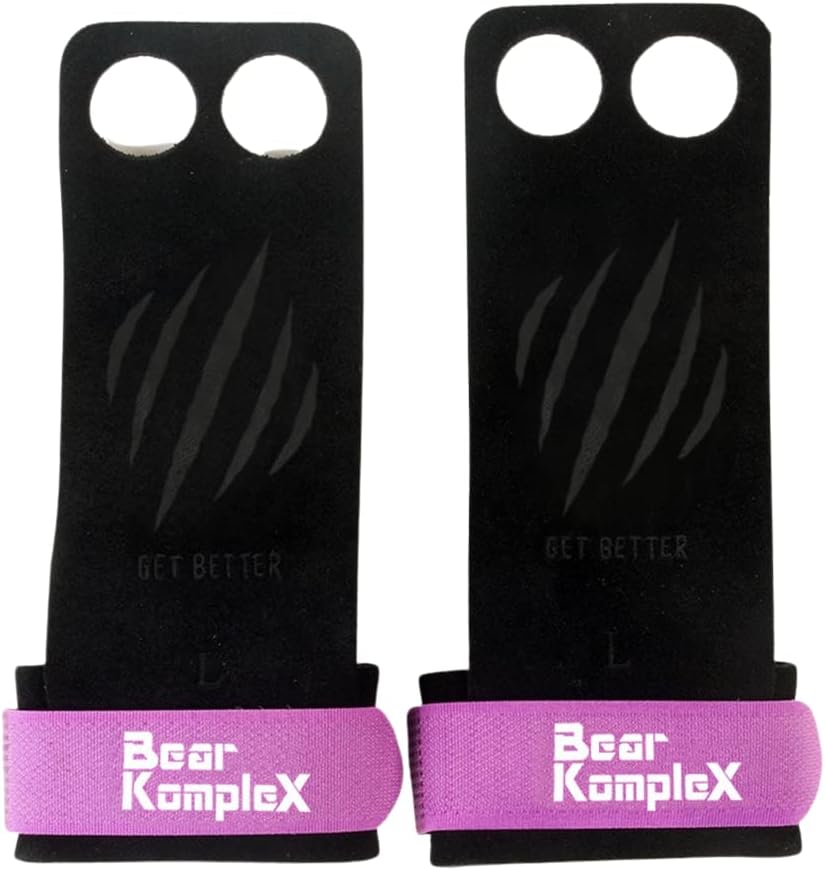 Bear KompleX 2 Hole Leather Hand Grips for CrossFit Workouts