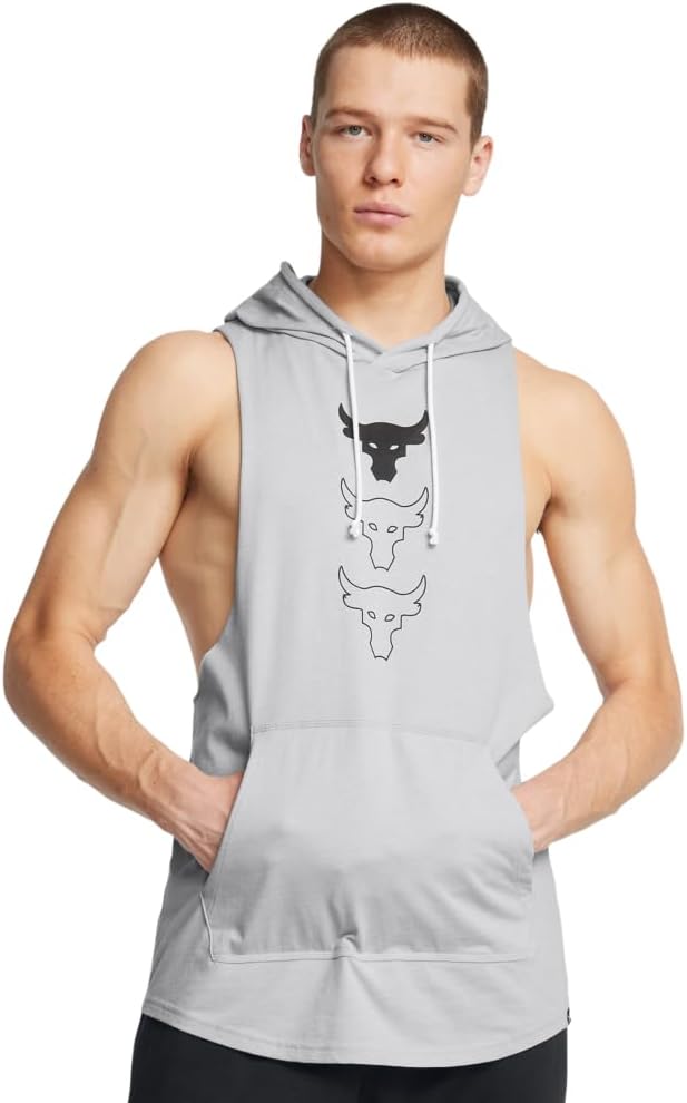 Under Armour Men's Project Rock Payoff Sleeveless Hoodie Review