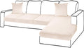 Sectional Couch Covers for 4-Piece L Shape Sofa - Velvet Stretch
