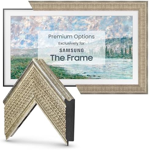 Gatsby Silver Smart Frame for Samsung The Frame TV