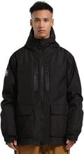 Men's Ski Jacket Snowboard Coat - Waterproof Warm Insulated