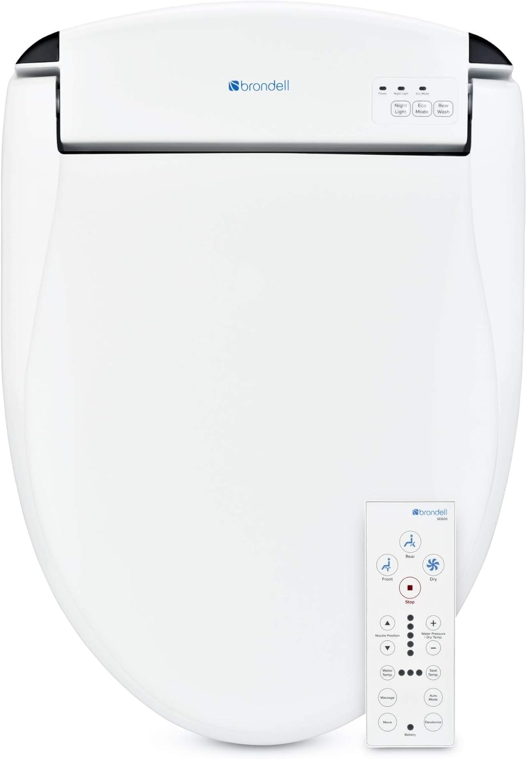 Brondell Swash SE600 Bidet Toilet Seat for Elongated Toilets