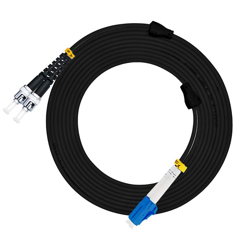 40M LC to ST Outdoor Armored Duplex Fiber Optic Cable Jumper