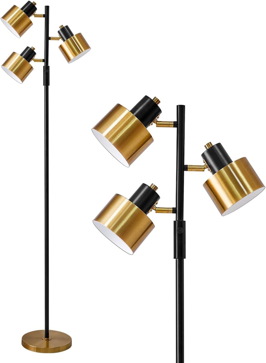 Modern Industrial Floor Lamp for Living Room Bright Lighting
