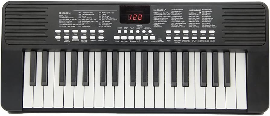 37-Key Electronic Keyboard for Beginners with Double Speaker
