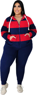 Women's Plus Size Two Piece Outfits Sweatsuits Sets - Comfortable is