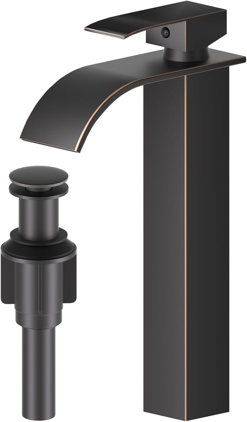 RUMOSE Tall Oil Rubbed Bronze Bathroom Faucet Review