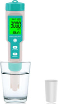 Aquarium Salt Tester - 5-in-1 Salinity, PH, TDS, EC & Temp Meter