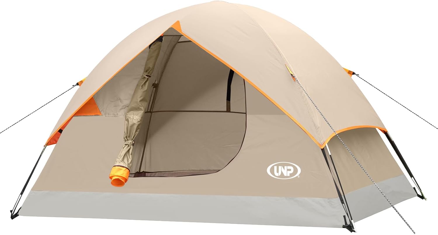 UNP Camping Tent: Lightweight 4 Person Dome Tent for Outdoors