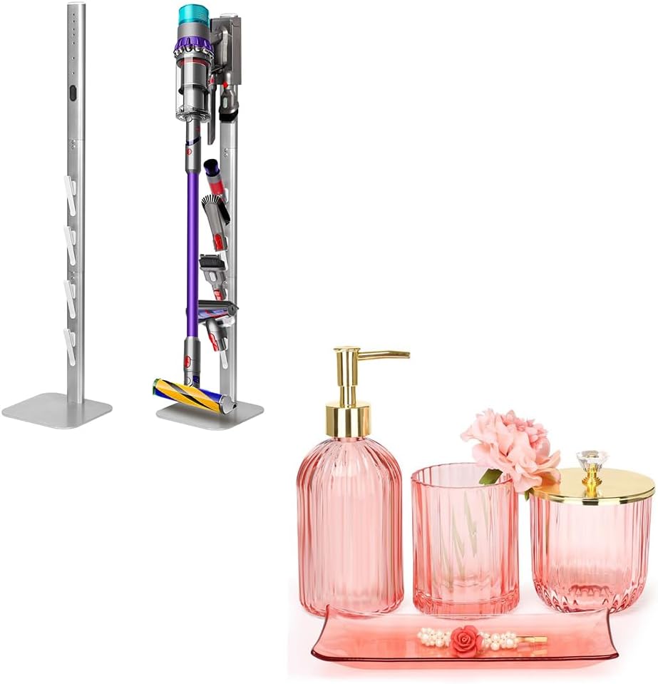 Space-Saving Aluminum Vacuum Stand by Haturi