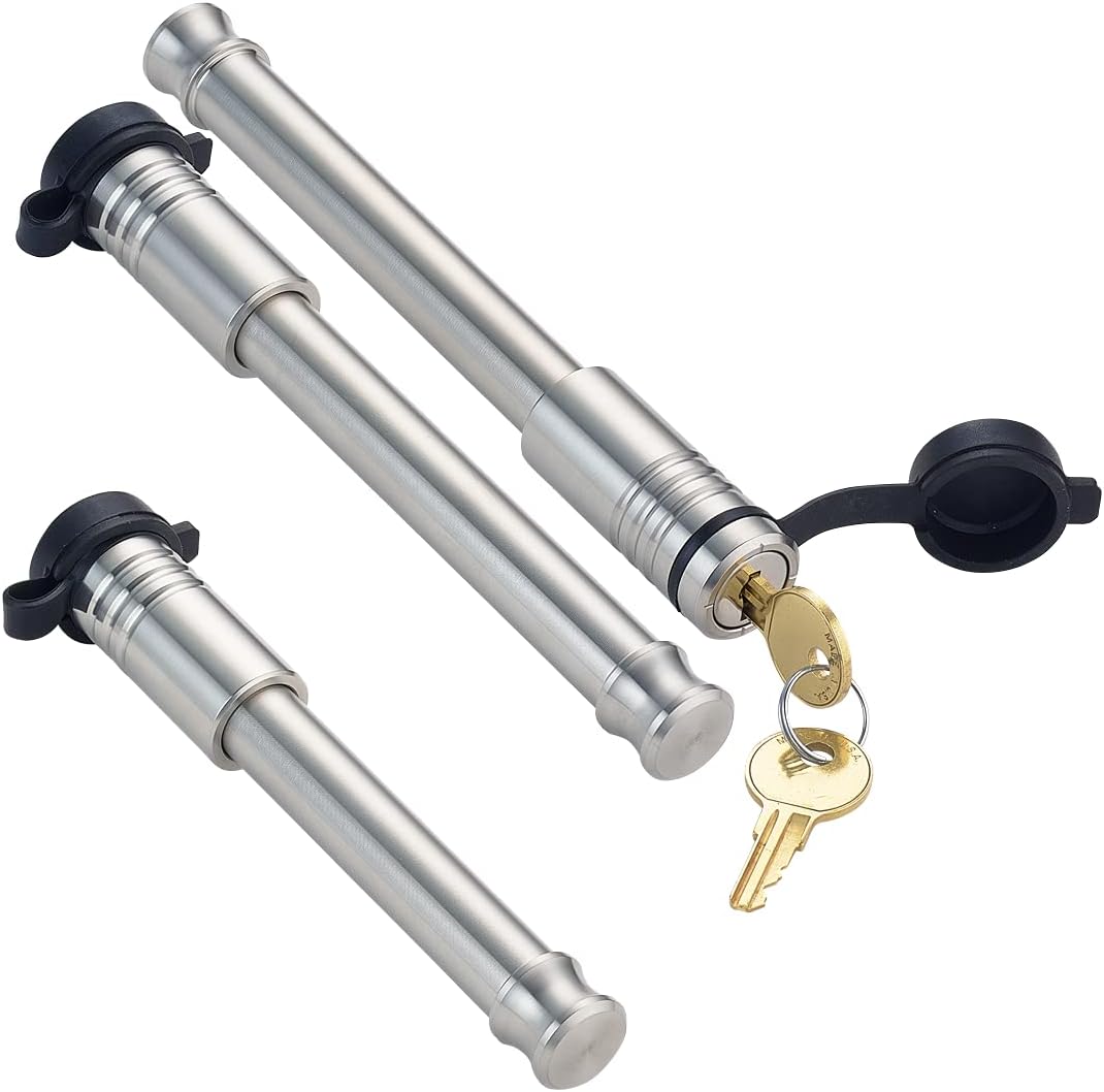 3 Pack Mixed Hitch Locks for B&W Tow & Stow - Keyed Alike