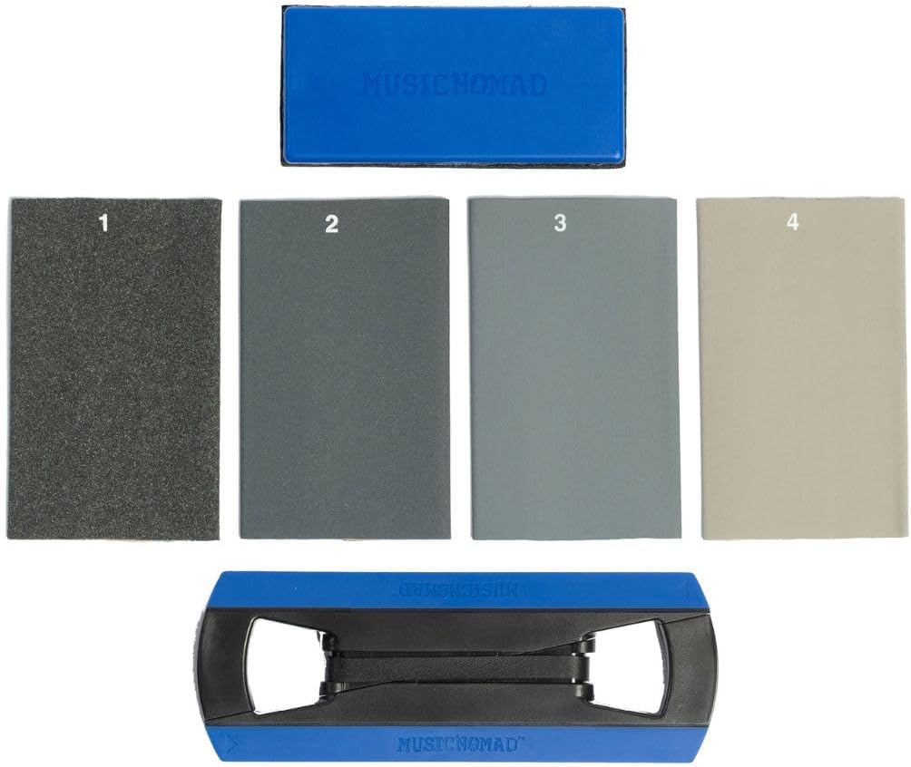 MusicNomad Tracers Fret Erasers Kit for Polishing Frets