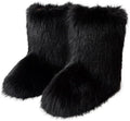 Women's Furry Faux Fur Winter Boots for Cozy Warmth