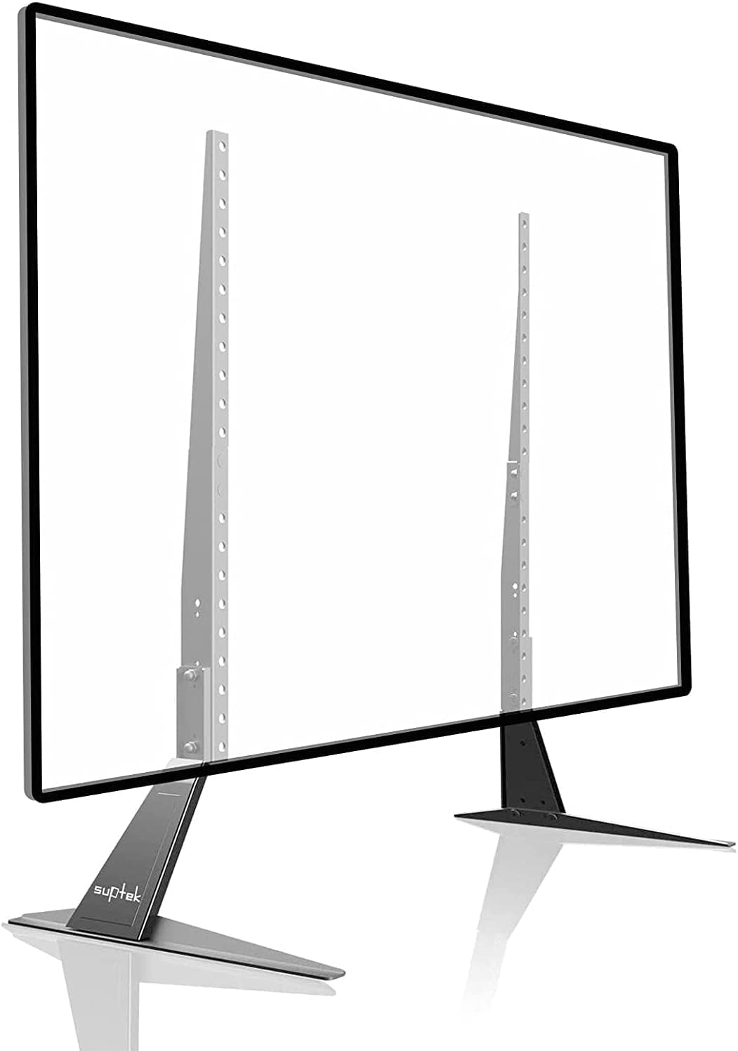 Suptek Universal TV Stand: Support 110lbs TVs