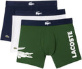 Lacoste Men's Cotton Stretch Big Croc Print Boxer Briefs 3-Pack ITEM