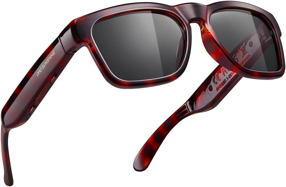 OhO Smart Glasses with Bluetooth Speaker for Outdoor Activities