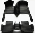 Luxury Leather Car Floor mats Custom Full Coverage - All black1