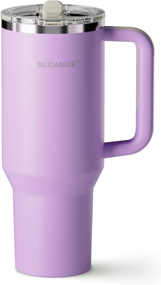 Easy Clean Pro Tumbler - 40 oz Insulated Water Bottle with Handle