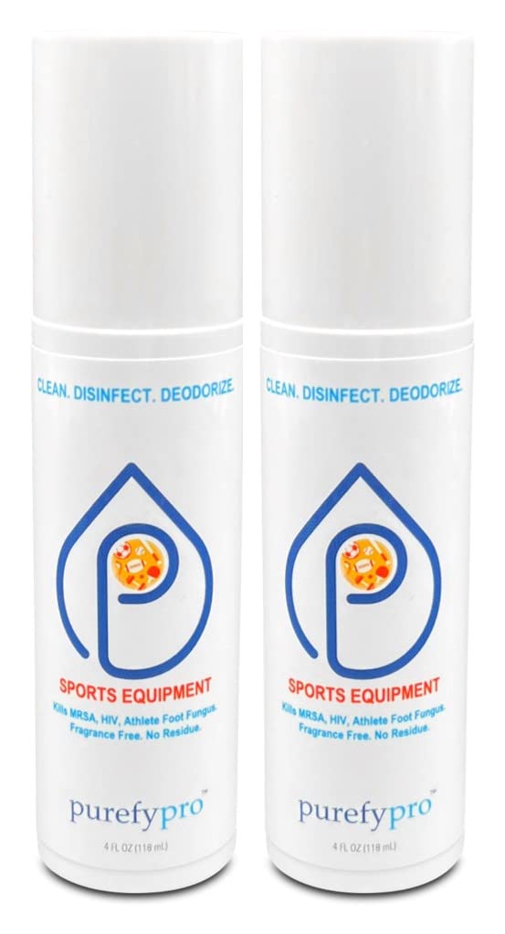PUREFY 4oz Sports Disinfectant Spray - Kills 99.9999% Germs, No Rinse, No Residue
