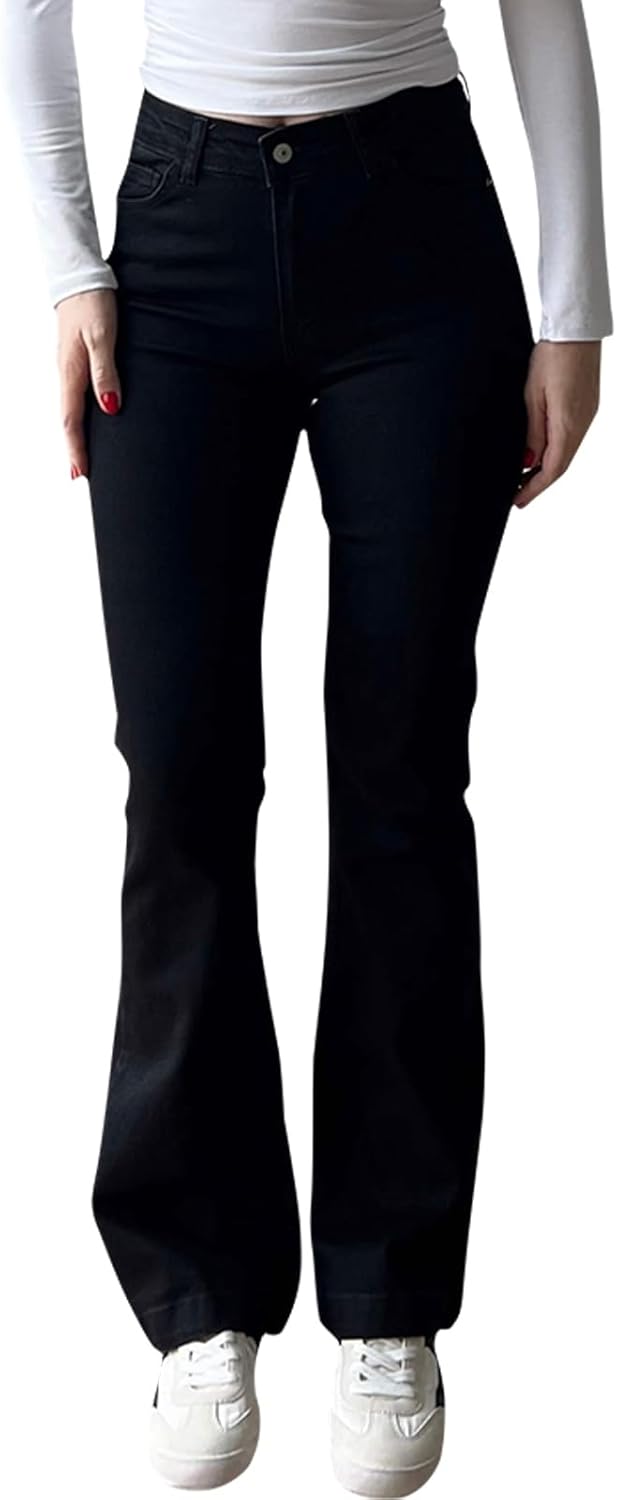 CutieLove Women's Ripped Bell Bottom Flare Jeans for Style