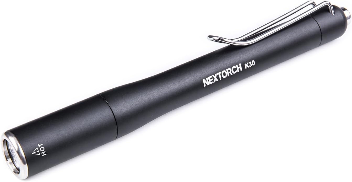 NEXTORCH K30 Pen Light: 850 Lumen Rechargeable Pocket Flashlight