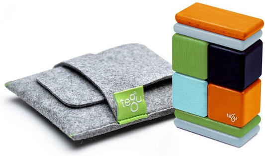 8 Piece Tegu Pocket Pouch Magnetic Wooden Block Set Review