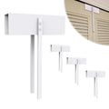 Metal Bifold Door Lock - Child Safety Slide Lock for Double Doors